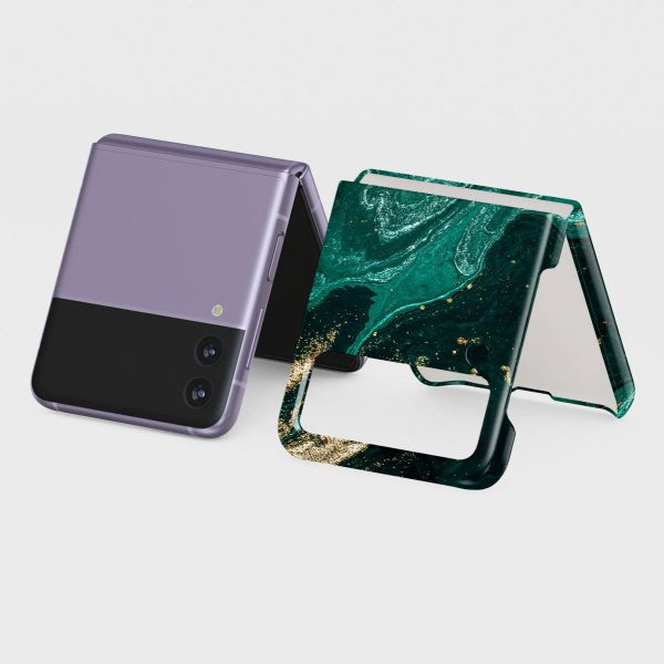 Burga Snap Backcover Samsung Galaxy Z Flip 4 - Emerald Pool