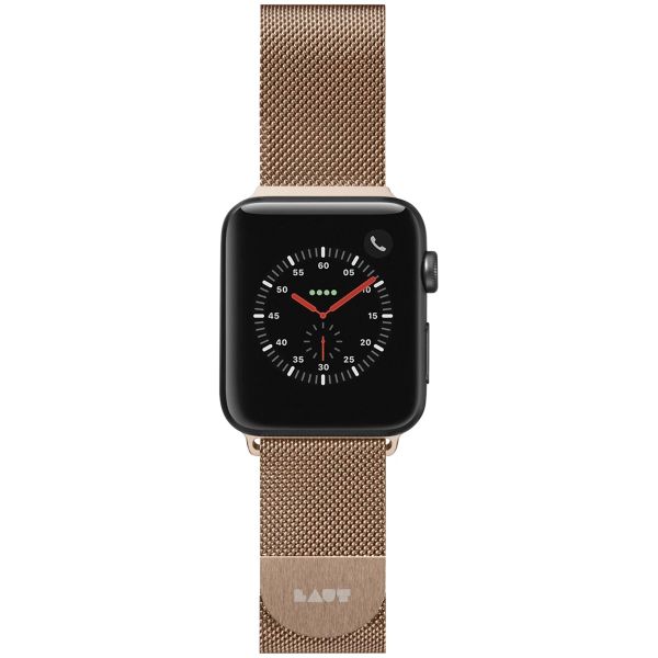 Laut Steel Loop Apple Watch Series 1-10 / SE / Ultra (2) - 42/44/45/46/49 mm - Goud