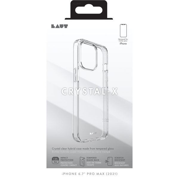 Laut Crystal-X IMPKT Backcover iPhone 13 Pro Max - Transparant