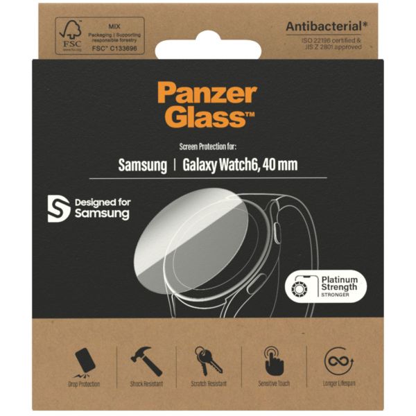 PanzerGlass Screenprotector Samsung Galaxy Watch 6 - 40mm