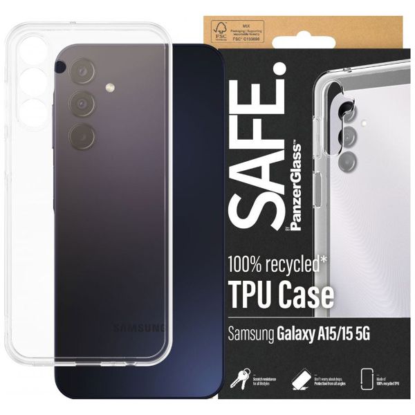 PanzerGlass SAFE TPU Clear Case Galaxy A15 (5G/4G) - Transparant