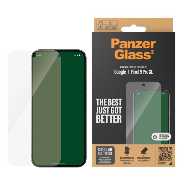 PanzerGlass Ultra-Wide Fit Anti-Bacterial Screenprotector Google Pixel 9 Pro