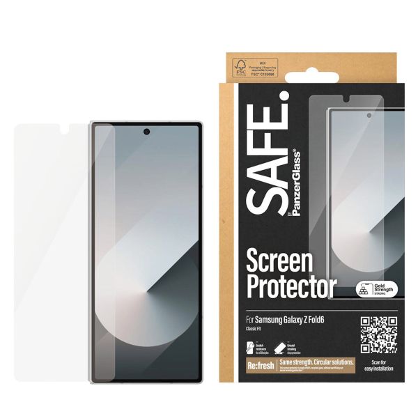 PanzerGlass SAFE Ultra-Wide Fit Screenprotector Samsung Galaxy Z Fold 6