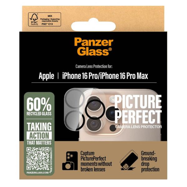 PanzerGlass PicturePerfect Camera Lens Protector iPhone 16 Pro / 16 Pro Max