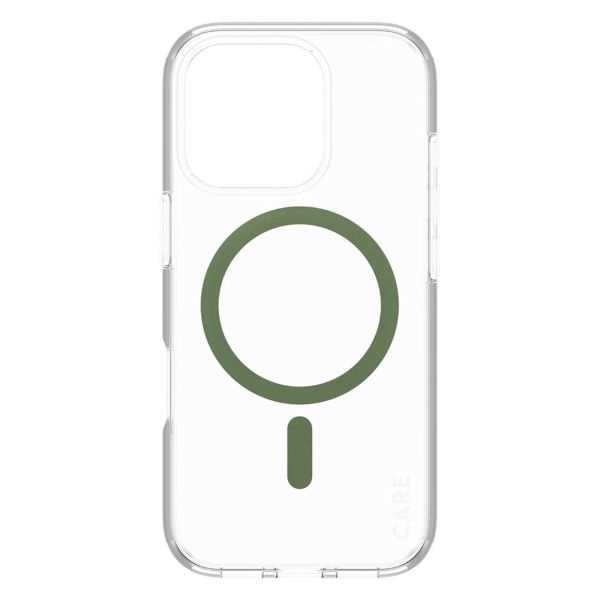 PanzerGlass CARE Urban Combat Case MagSafe iPhone 16 Pro - Transparant / Groen