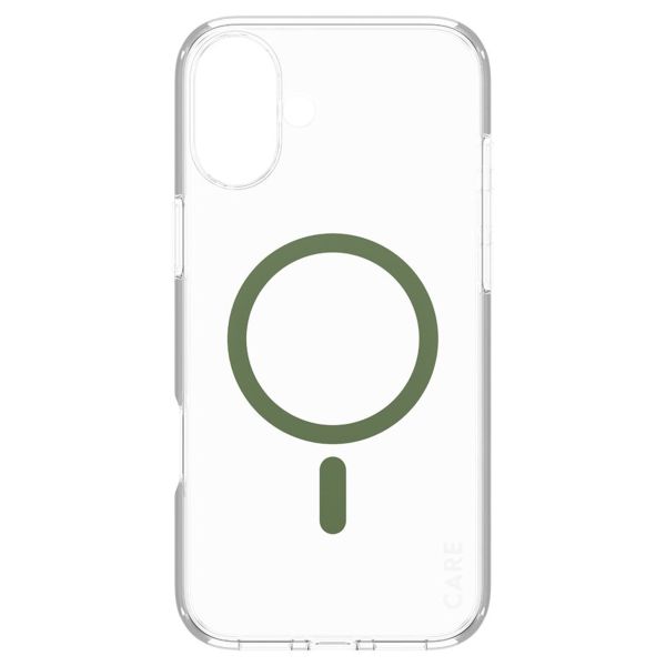 PanzerGlass CARE Urban Combat Case MagSafe iPhone 16 Plus - Transparant / Groen