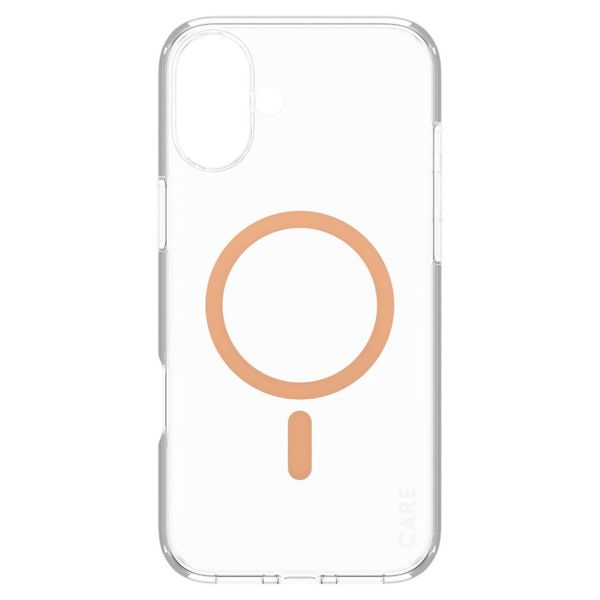 PanzerGlass CARE Urban Combat Case MagSafe iPhone 16 Plus - Transparant / Peach