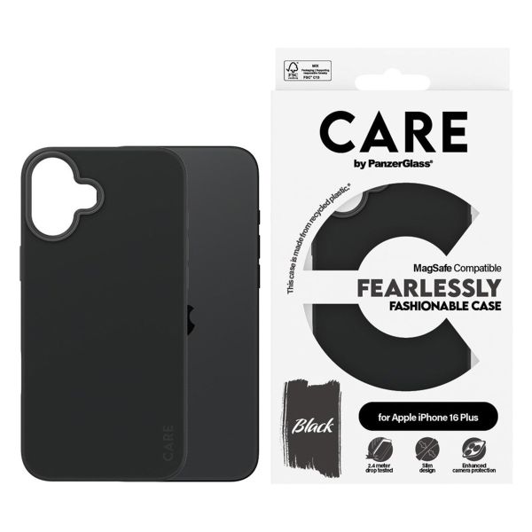 PanzerGlass CARE Fashion Backcover MagSafe iPhone 16 Plus - Zwart