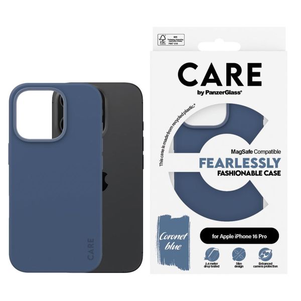 PanzerGlass CARE Fashion Backcover MagSafe iPhone 16 Pro - Blauw