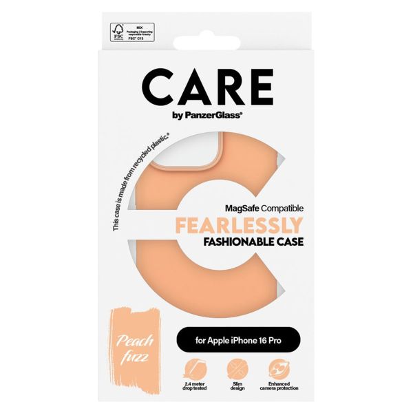 PanzerGlass CARE Fashion Backcover MagSafe iPhone 16 Pro - Peachy