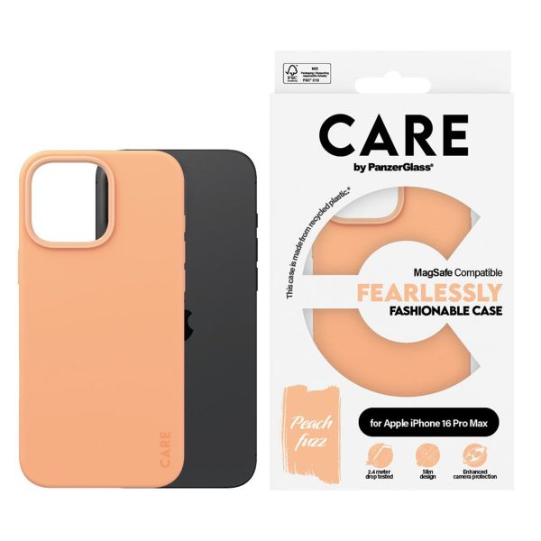 PanzerGlass CARE Fashion Backcover MagSafe iPhone 16 Pro Max - Peachy