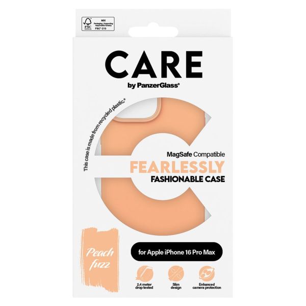 PanzerGlass CARE Fashion Backcover MagSafe iPhone 16 Pro Max - Peachy