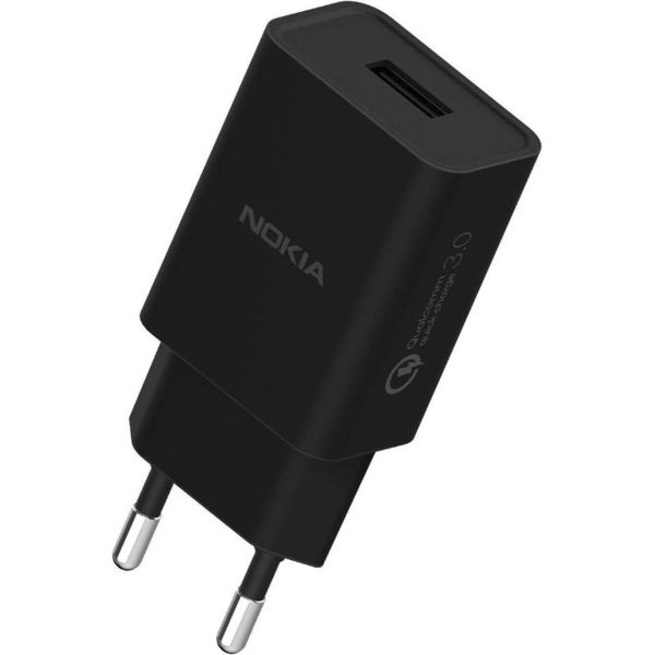 Nokia Wall Charger Snellader - 18W - Zwart