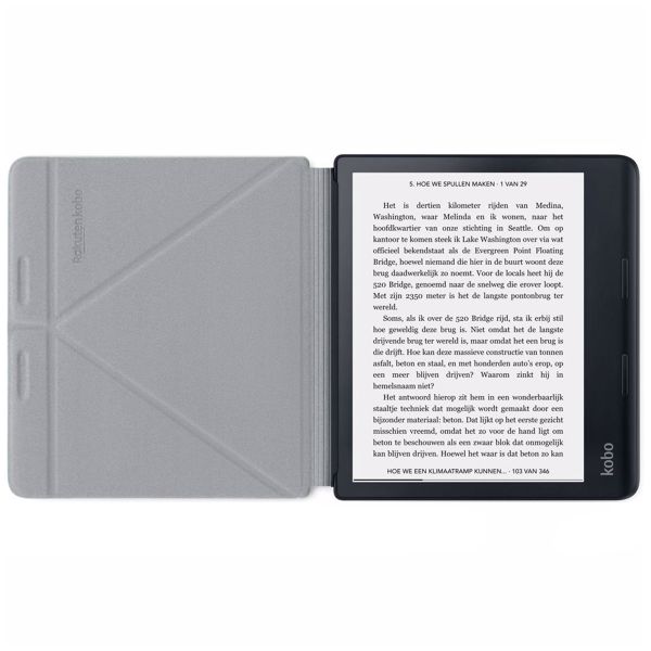 Kobo SleepCover Kobo Sage / Tolino Epos 3 - Zwart