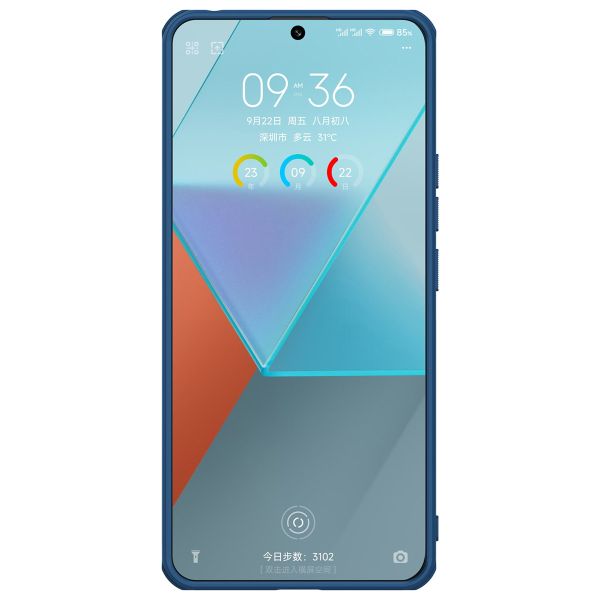 Nillkin Super Frosted Shield Pro Case Xiaomi Redmi Note 13 Pro (5G) / Poco X6 - Blauw