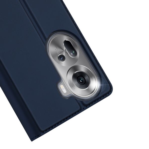 Dux Ducis Slim Softcase Bookcase Oppo Reno 11 - Donkerblauw