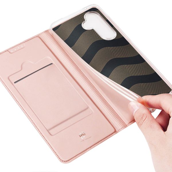 Dux Ducis Slim Softcase Bookcase Samsung Galaxy A35 - Rosé Goud