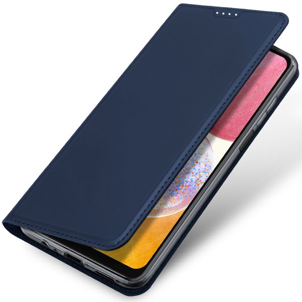 Dux Ducis Slim Softcase Bookcase Samsung Galaxy A14 (5G/4G) - Donkerblauw