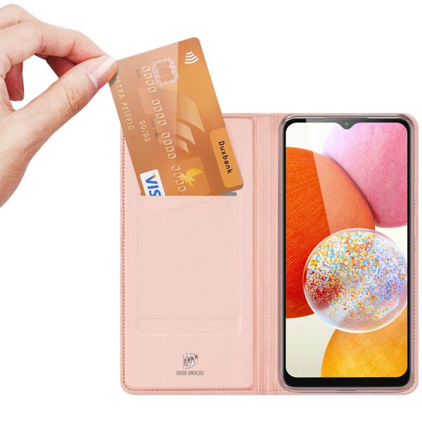 Dux Ducis Slim Softcase Bookcase Samsung Galaxy A14 (5G/4G) - Rosé Goud