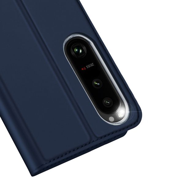 Dux Ducis Slim Softcase Bookcase Sony Xperia 1 V - Donkerblauw