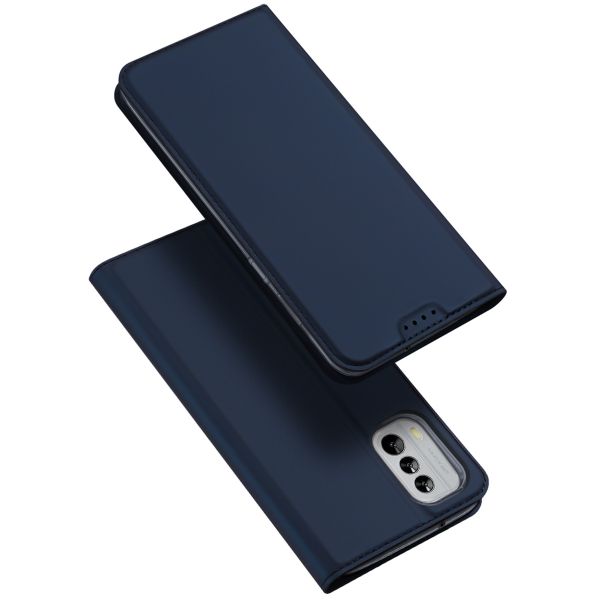 Dux Ducis Slim Softcase Bookcase Nokia G60 - Donkerblauw