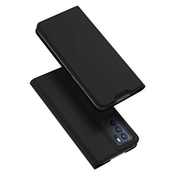 Dux Ducis Slim Softcase Bookcase Oppo Reno 6 Pro 5G - Zwart