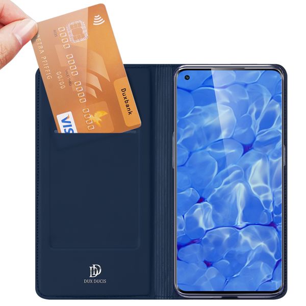 Dux Ducis Slim Softcase Bookcase Oppo Reno 6 Pro 5G - Donkerblauw