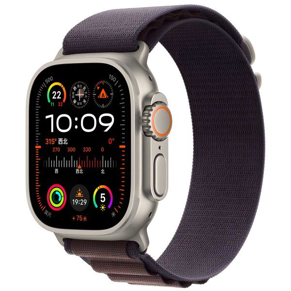 WiWu Alpine nylonband Apple Watch Series 1-10 / SE / Ultra (2) - 42/44/45/46/49 mm - Indigo