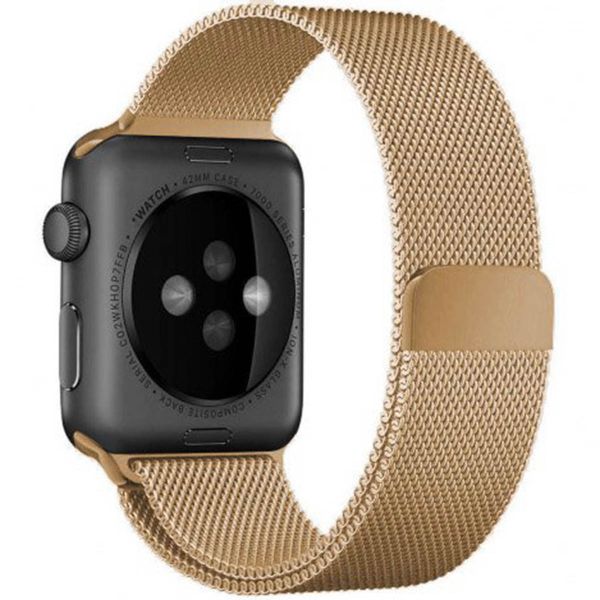 WiWu Milanese band Apple Watch Series 1-9 / SE - 38/40/41 mm / Series 10 - 42 mm - Rose Goud