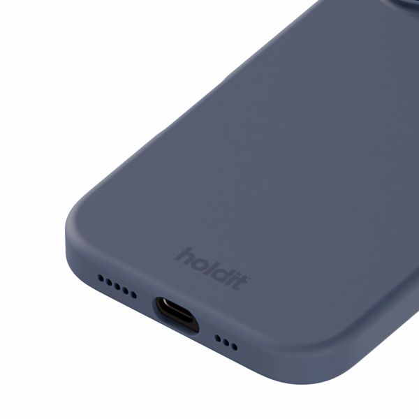 Holdit Silicone Case iPhone 16 - Pacific Blue