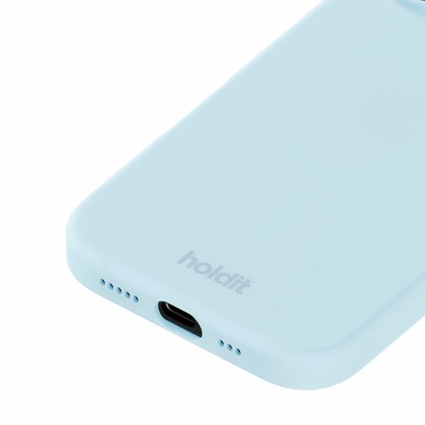 Holdit Silicone Case iPhone 16 - Mineral Blue