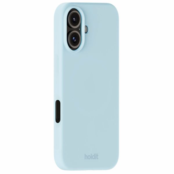 Holdit Silicone Case iPhone 16 - Mineral Blue