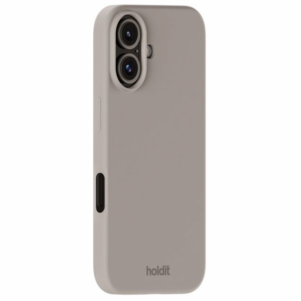 Holdit Silicone Case iPhone 16 Plus - Taupe