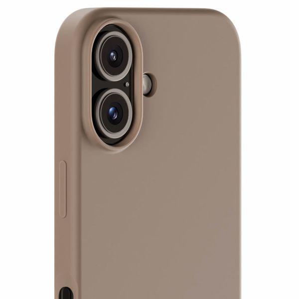 Holdit Silicone Case iPhone 16 Plus - Mocha Brown