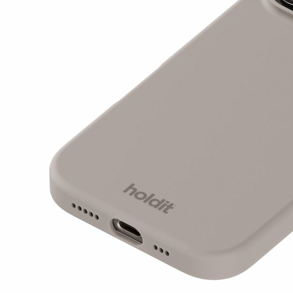 Holdit Silicone Case iPhone 16 Pro - Taupe