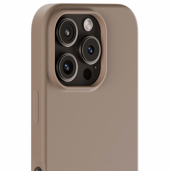 Holdit Silicone Case iPhone 16 Pro - Mocha Brown