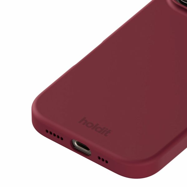 Holdit Silicone Case iPhone 16 Pro - Red Velvet