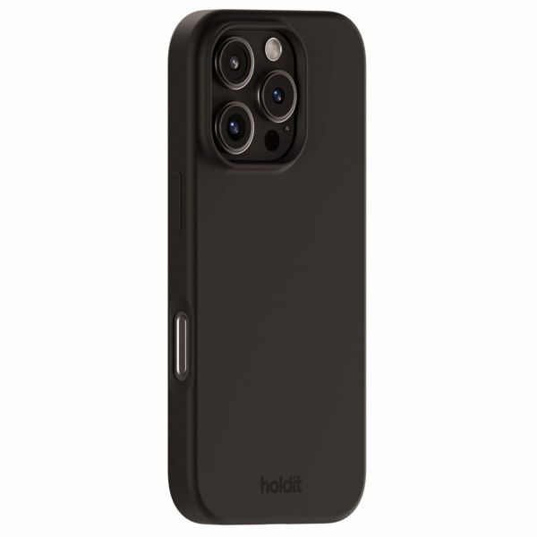 Holdit Silicone Case iPhone 16 Pro Max - Black