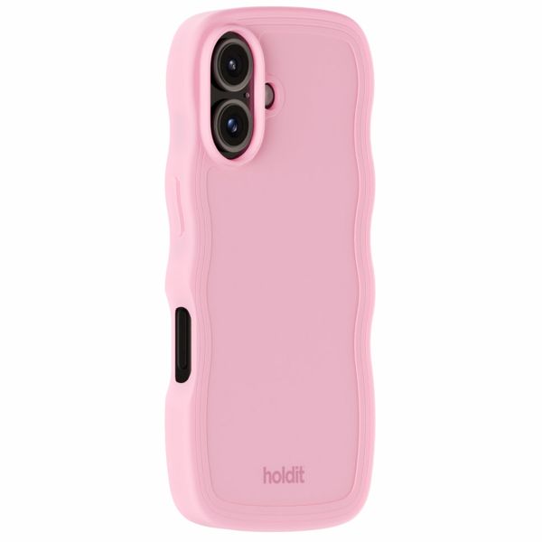 Holdit Wavy Case iPhone 16 Plus - Pink