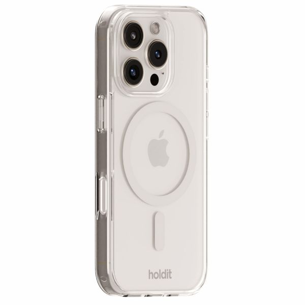 Holdit MagSafe Case iPhone 16 Pro - Wit / Transparant