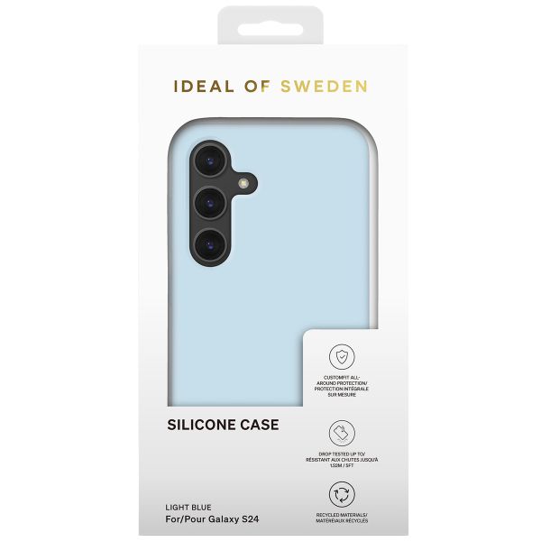 iDeal of Sweden Silicone Case Samsung Galaxy S24 - Light Blue