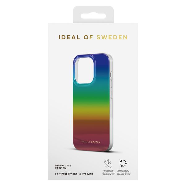 iDeal of Sweden Mirror Case iPhone 15 Pro Max - Rainbow