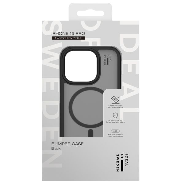 iDeal of Sweden Bumper Case Magsafe iPhone 15 Pro - Zwart