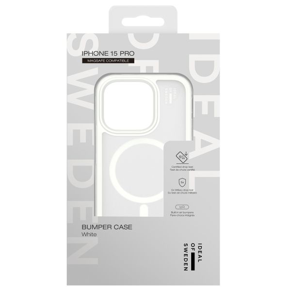 iDeal of Sweden Bumper Case Magsafe iPhone 15 Pro - Cloudy White