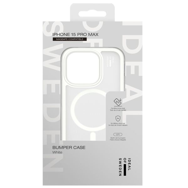 iDeal of Sweden Bumper Case Magsafe iPhone 15 Pro Max - Cloudy White