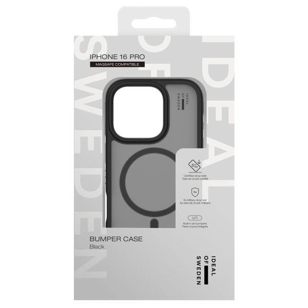 iDeal of Sweden Bumper Case Magsafe iPhone 16 Pro - Zwart