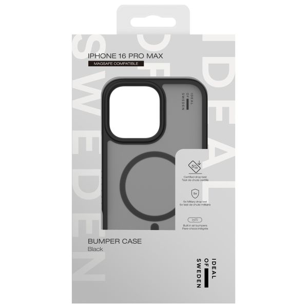 iDeal of Sweden Bumper Case Magsafe iPhone 16 Pro Max - Zwart