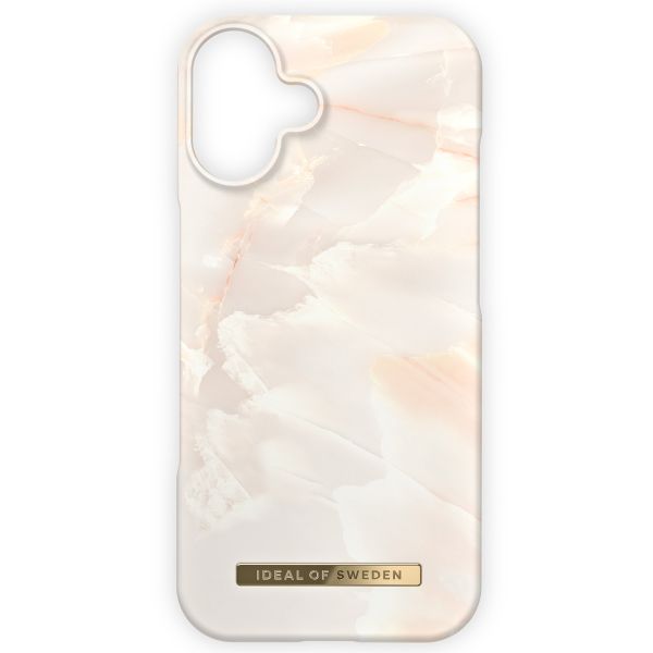 iDeal of Sweden Fashion Backcover iPhone 16 - Rose Pearl Marble