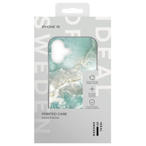 iDeal of Sweden Fashion Backcover iPhone 16 - Azura Marble