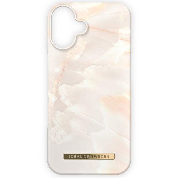 iDeal of Sweden Fashion Backcover iPhone 16 Plus - Rose Pearl Marble